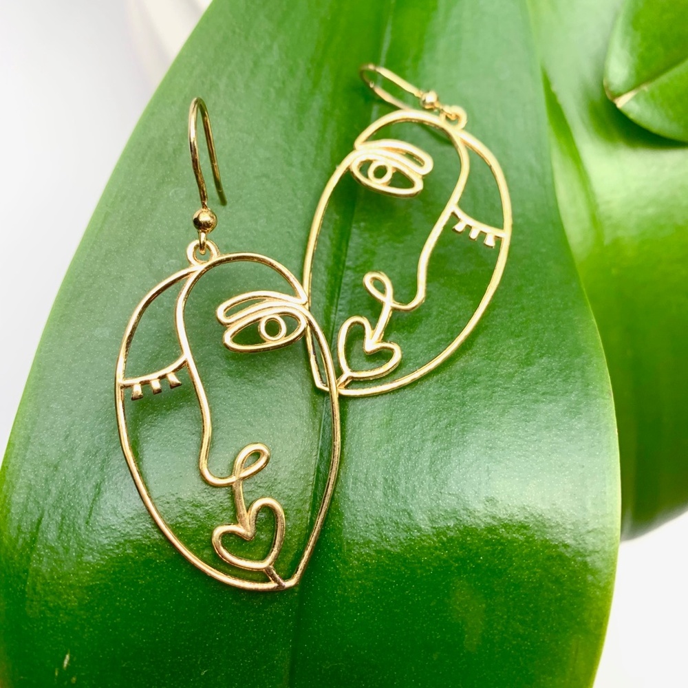925 ST SILVER MIA FIARE MODERN HOOK EARRINGS - Picture 5 of 7